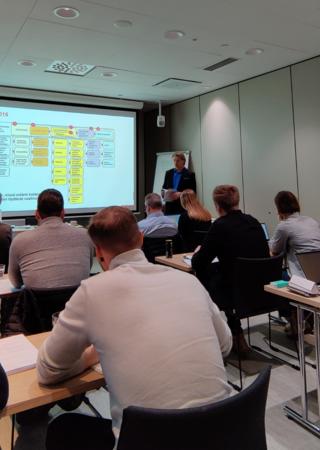 Students in a classroom 