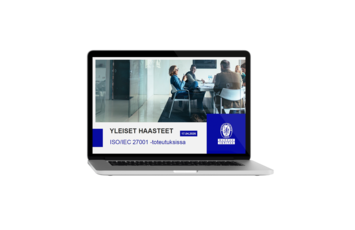 ISO 27001 -sertifioinnin yleisimmät sudenkuopat webinaari mock up